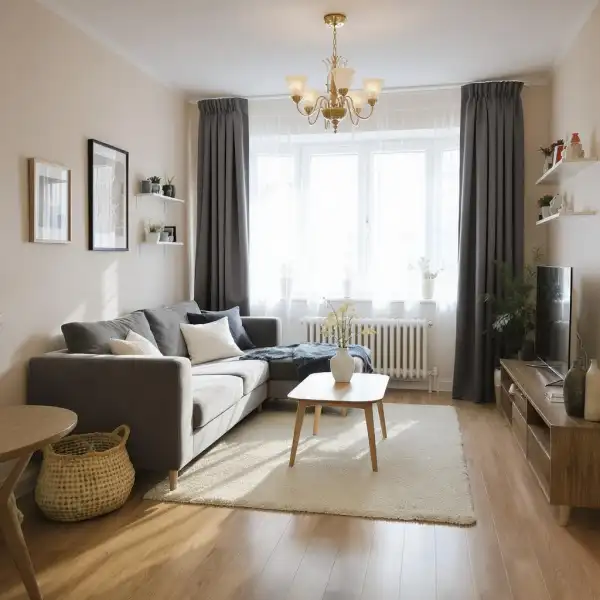 Генеральная в трёхкомнатной квартире - после уборки